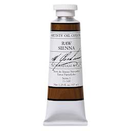 M. Graham Artists' Oil Color - Raw Sienna, 37 ml tube