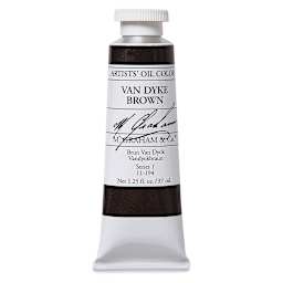 M. Graham Artists' Oil Color - Van Dyke Brown, 37 ml tube
