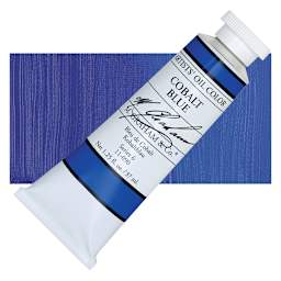 M. Graham Artists' Oil Color - Cobalt Blue, 37 ml tube and swatch