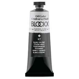 Blockx Artist Oil Color - Titanium-Zinc White, 35 ml tube