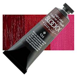 Blockx Artist Oil Color - Anthraquinone Red, 35 ml - Tube and Swatch