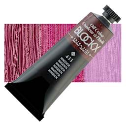 Blockx Artist Oil Color - Magenta, 35 ml tube and swatch