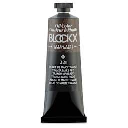 Blockx Artist Oil Color - Transparent Mars Red, 35 ml tube