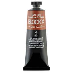 Blockx Artist Oil Color - Cadmium Red Orange, 35 ml tube