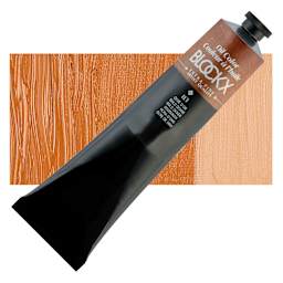 Blockx Artist Oil Color - Gold Ochre, 200 ml tube and swatch