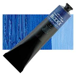 Blockx Artist Oil Color - Cobalt Blue, 200 ml tube and swatch