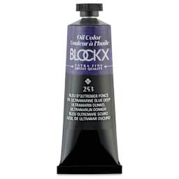 Blockx Artist Oil Color - French Ultramarine Blue Deep, 35 ml tube