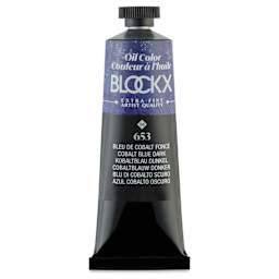 Blockx Artist Oil Color - Cobalt Blue Dark, 35 ml tube