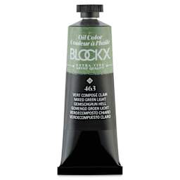 Blockx Artist Oil Color - Mixed Green Light, 35 ml tube