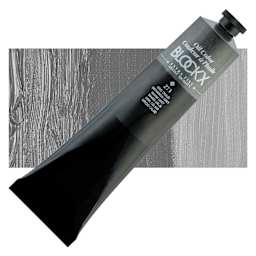 Blockx Artist Oil Color - Brownish Gray, 200 ml Tube and swatch