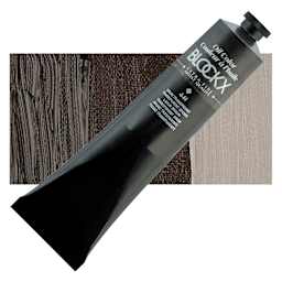 Blockx Artist Oil Color - Transparent Brown, 200 ml tube and swatch