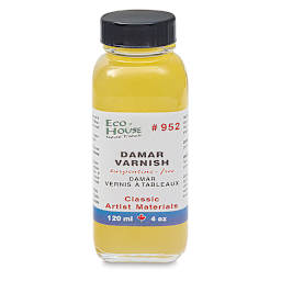 Eco-House Damar Varnish - 4 oz bottle