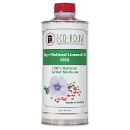 Eco-House Light Refined Linseed Oil - 32 oz can