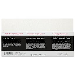 Gamblin 1980 Oils - Introductory Set, back of packaging