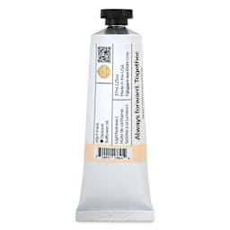 Back of Gamblin 1980 Oils - Natural White, 37 ml tube