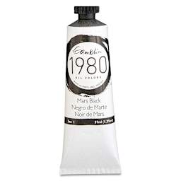 Gamblin 1980 Oils - Mars Black, 37 ml tube