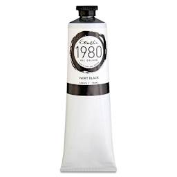 Gamblin 1980 Oils - Ivory Black, 150 ml tube