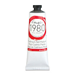 Gamblin 1980 Oils - Cadmium Red Medium, 37 ml tube