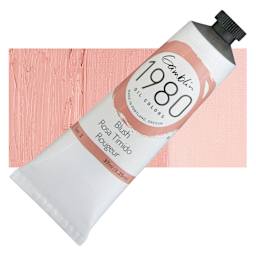 Gamblin 1980 Oil Paint - Blush, 37 ml tube and swatch