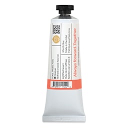 Back of Gamblin 1980 Oils - Coral, 37 ml tube