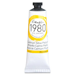 Gamblin 1980 Oils - Cadmium Yellow Medium, 37 ml tube