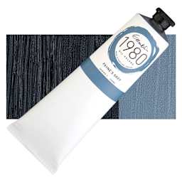 Gamblin 1980 Oil Paint - Payne's Gray, 150 ml tube and swatch