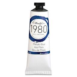 Gamblin 1980 Oils - Phthalo Blue, 37 ml tube