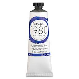 Gamblin 1980 Oils - Ultramarine Blue, 37 ml tube