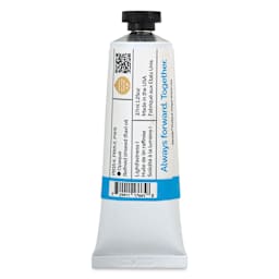 Back of Gamblin 1980 Oils - Sevres Blue, 37 ml tube