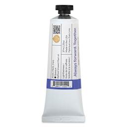 Back of Gamblin 1980 Oils - Cool Violet, 37 ml tube