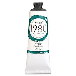 Gamblin 1980 Oils - Viridian, 37 ml tube