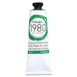 Gamblin 1980 Oils - Chromium Oxide Green, 37 ml tube