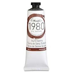 Gamblin 1980 Oils - Burnt Sienna, 37 ml tube