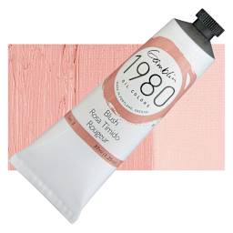 Gamblin 1980 Oil Paint - Blush, 37 ml tube and swatch