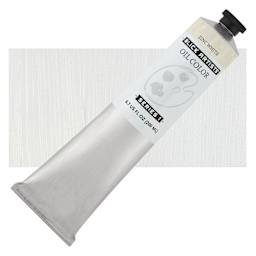 Blick Artists' Oil Paint - Zinc White, 200 ml tube and swatch