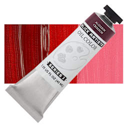 Blick Artists' Oil Paint - Alizarin Crimson, 40 ml tube and swatch