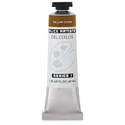 Blick Artists' Oil Color - Yellow Ochre, 40 ml tube