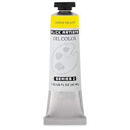 Blick Artists' Oil Color - Lemon Yellow, 40 ml tube