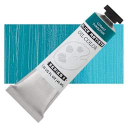 Blick Artists' Oil Paint - Cobalt Turquoise, 40 ml tube and swatch