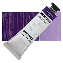 Blick Artists' Oil Paint - Manganese Violet, 40 ml tube and swatch