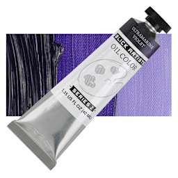 Blick Artists' Oil Paint - Ultramarine Violet, 40 ml tube and swatch
