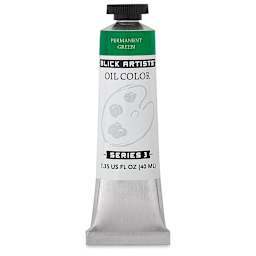 Blick Artists' Oil Color - Permanent Green, 40 ml tube