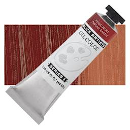 Blick Artists' Oil Paint - Permanent Tuscan Earth, 40 ml tube and swatch