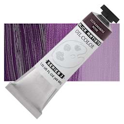 Blick Artists' Oil Paint - Ultramarine Rose, 40 ml tube and swatch