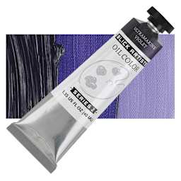 Blick Artists' Oil Paint - Ultramarine Violet, 40 ml tube and swatch