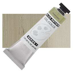 Blick Artists' Oil Paint - Warm Gray, 40 ml tube and swatch