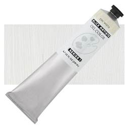Blick Artists' Oil Paint - Zinc White, 200 ml tube and swatch