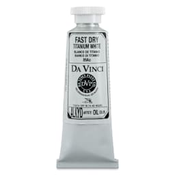 Da Vinci Professional Fast-Dry Alkyds - 37 ml Titanium White Tube Upright