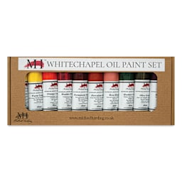 Michael Harding Artists Oil Color - Set of 10, Whitechapel Colors, 40 ml Tubes in packaging