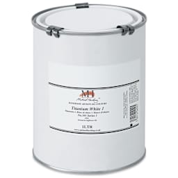 Michael Harding Artists Oil Color - Titanium White No. 1, 1 Liter